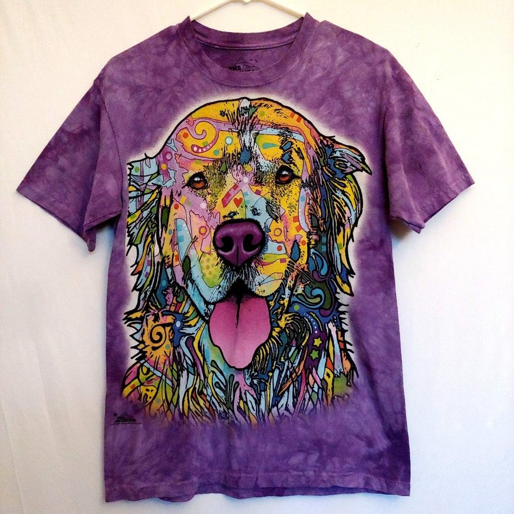 The Mountain Womens 2013  Purple Tie-Dye Furbaby Small